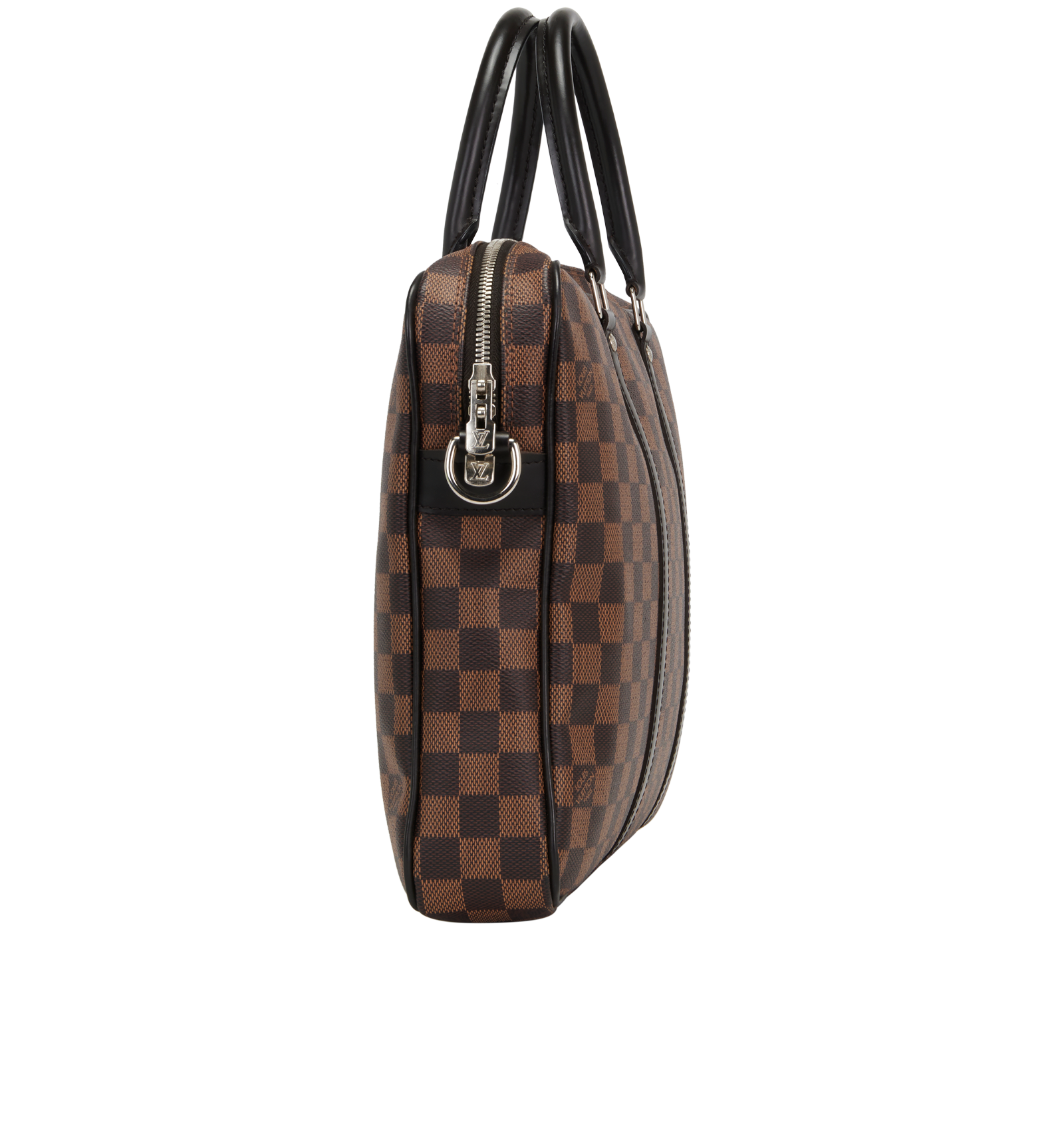 Porte Voyage, &pound;650, Handbags, Brown, Canvas, Side view